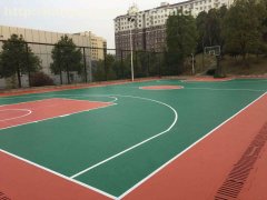 銅山硅PU籃球場